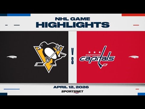 NHL Highlights | Penguins vs. Capitals - April 12, 2026