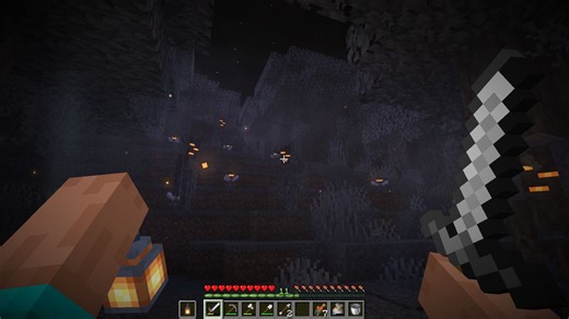 This Minecraft mod adds Actions and Stuff hand animations to Java