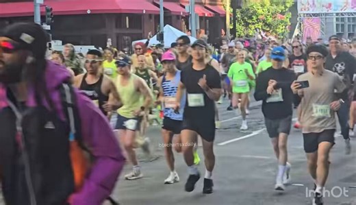 Omg this is Yoongi? The members mentioned that Yoongi ran a marathon.👀