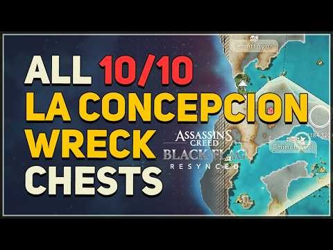 La Concepcion Wreck — All Chest Locations Assassin's Creed Black Flag Resynced