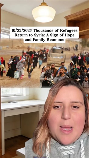 Thousands of refugees are returning to Syria, crossing from Turkey to reunite with families after many years apart. This significant movement is seen as a hopeful sign for Syria's recovery and reconstruction. What are your thoughts on this situation? #Syria #Refugees #Hope #Reconstruction #FamilyReunion #Migration #TurkishSyriaBorder #GlobalPerspectives