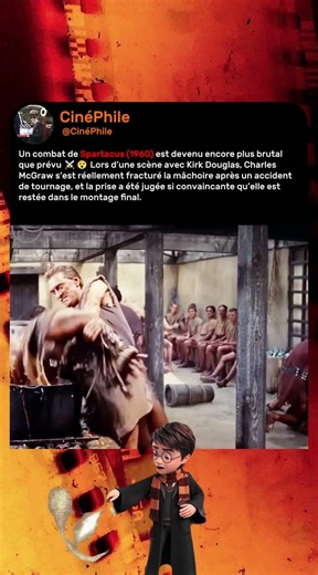 Kirk Douglas ce tournage a failli mal tourner… 🤯⚔️