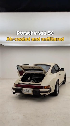 Experience the Porsche 911 SC’s air-cooled flat-six engine #shorts