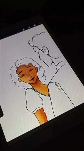 Digital art tutorial using procreate #art #illustration #procreate #digitalillustrator