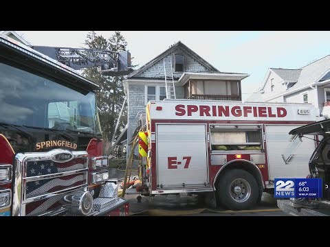 Fire on Los Angeles Street in Springfield