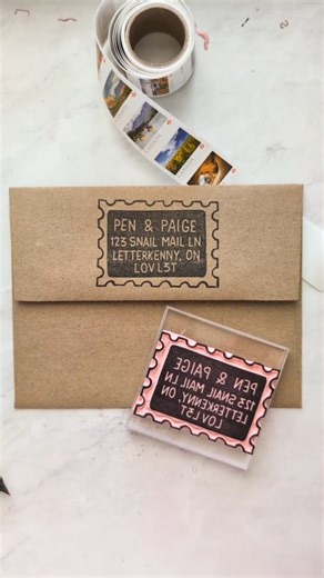 How perfect is this? A Postage Stamp return address stamp! The perfect gift for yourself, and the letter writer you know and love. Tools I use: - Speedball Speedy Carve Rubber - Speedball Lino Tool - Speedball tips 1, 2, & 4 - Tracing Paper - HB2 pencil - XActo Knife - Folding bone - StazOn Ink Want to learn to make your own stamps? I sell kits in my shop that include everything you need to get started, and they also include an instruction manual that I illustrated and a 45min introductory video