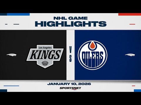 NHL Highlights | Kings vs. Oilers - January 10, 2026