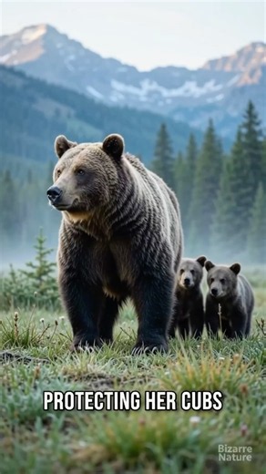 Never Get Between a Grizzly and Her Cubs!
