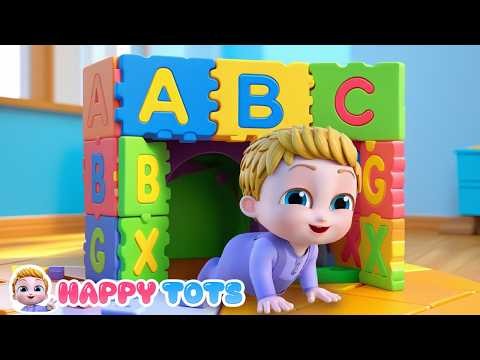 ABC Song 🔤 Learn the Alphabet & Phonics | Happy Tots Nursery Rhymes & Kids Songs