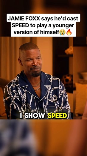JAMIE FOXX Wants SPEED To Play YOUNG JAMIE FOXX🔥 #ishowspeed #jamiefox #comedian #actor