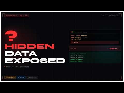 SQL Injection in WHERE Clause | PortSwigger Lab Walkthrough (Hinglish) | #V113
