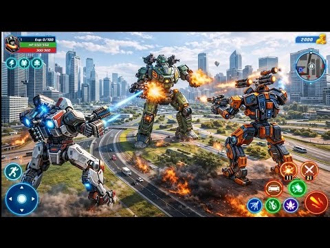 👉 😱 ROBOT FIGHT 3D | Police Robot vs Killer Robot 💥 Epic Battle Gameplay! 