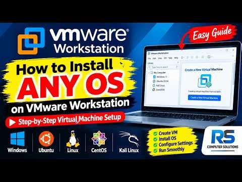 How to Install Any OS on VMware Workstation | Step-by-Step Virtual Machine Setup