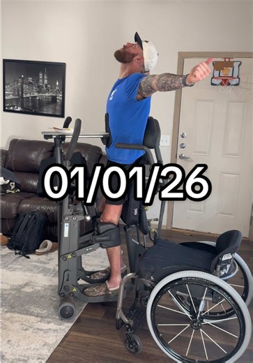 Happy New Year!! #spinalcordinjury #wheelchairlife #disabilityawareness #morningroutines #2026