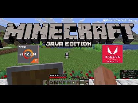 Minecraft: Java Edition on AMD Ryzen 5 3400G with Radeon RX Vega 11 Graphics 16GB RAM