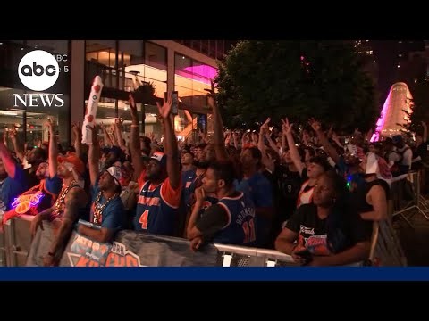 New York City lockdown as Trump attends NBA Finals between Knicks and Spurs