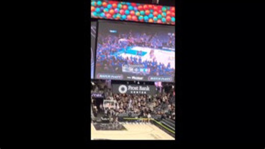 Final seconds of Western Conference Finals inside Frost Bank Center