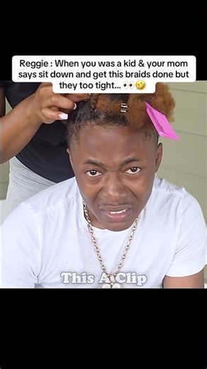 Reggie : When you was a Kid 👀🤣 #Reggie #Funny #Hair