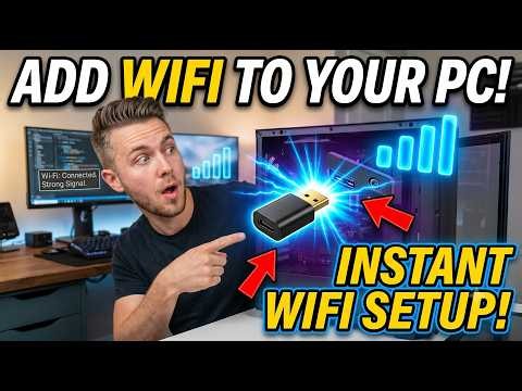 How To Install WiFi Adapter on PC (Step-by-Step Guide) | Connect Your Computer to WiFi Easily