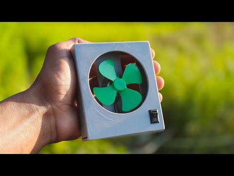 How To Make a Powerful Mini Fan at Home