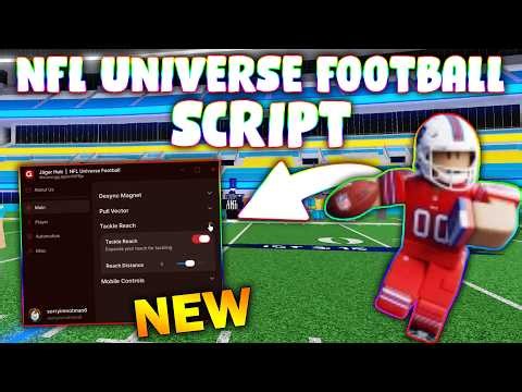 *NEW* NFL Universe Football Script (PASTEBIN 2026) (AIMBOT , AUTO MAG, AUTO TACKLE , INF JUMP )