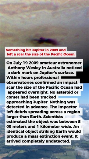 An Object Silently Slammed Into Jupiter in 2009. Nobody Saw It Coming. Nobody Knows What It Was.