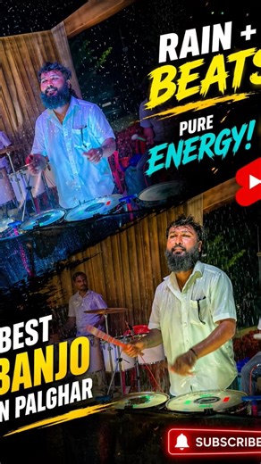 Laila Main Laila 🔥 Rain Live Drum & Banjo Performance | Best Banjo Band Palghar | #melodyking