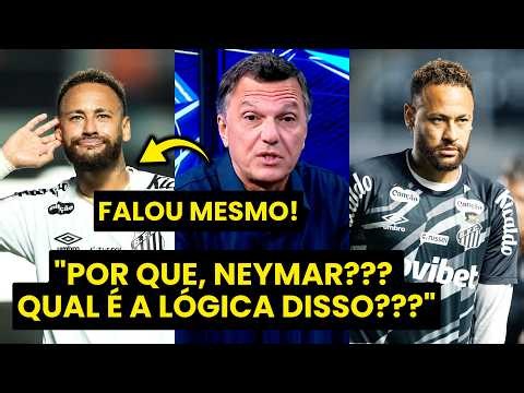 "QUAL É A EXPLICAÇÃO DISSO??? Cara, o NEYMAR..." OLHA o que MAURO CEZAR CRITICOU no SANTOS!