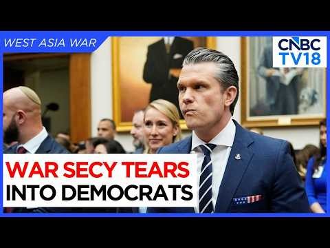 Pete Hegseth Claims Iran War Was Necessary | Democrats Grill US War Secy | N18G | CNBC TV18