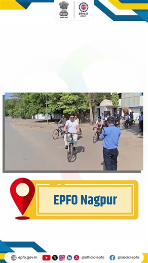Across the country, EPFO offices came together on 7 June 2026 for #SundaysOnCycle