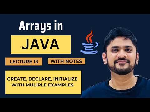 Arrays in Java | Create Declare Intialize with examples | Java Tutorial for Beginners | Amit Thinks