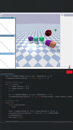 Python 3D Physics Simulation 🤯 | PyBullet Mini Project