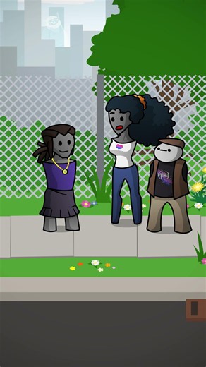 differing experiences #animation #pride #transfem #bipride