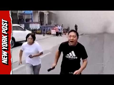Moment Massive Landslide Buries Chinese Homes as Residents Run for Their Lives