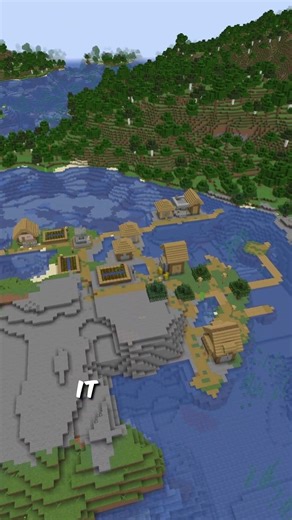THIS MINECRAFT STARTER VILLAGE SEED HAS AN AWESOME BASE LOCATION!