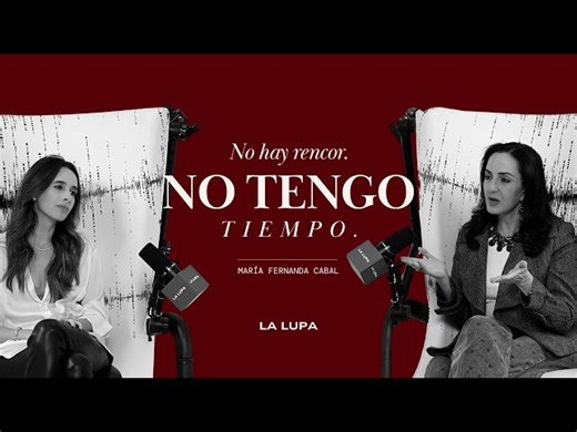 María Fernanda Cabal: “No hay rencor. No tengo tiempo para eso”.