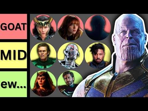 I Ranked EVERY MCU Villain