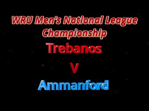Trebanos RFC v Ammanford RFC WRU Men's National League Championship 2025-2026