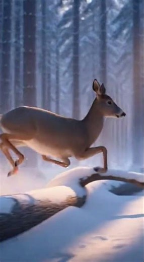 Wolves Chase Deer – Intense Wildlife Hunt Caught on Camera 🐺 #animals #viral #wildlife #nature