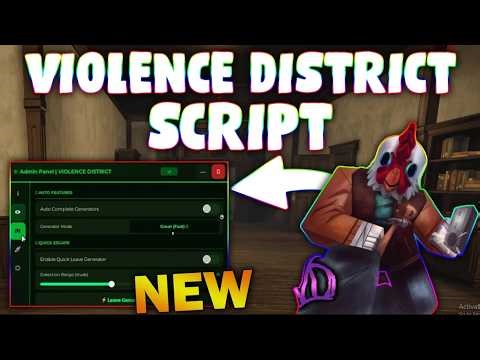 *NEW* Violence District Script (PASTEBIN 2026) ( ESP ,KILL ALL ,NO SKILLCHECK , WALKSPEED )