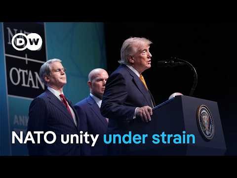 Trump overshadows NATO summit with attacks on allies | DW News