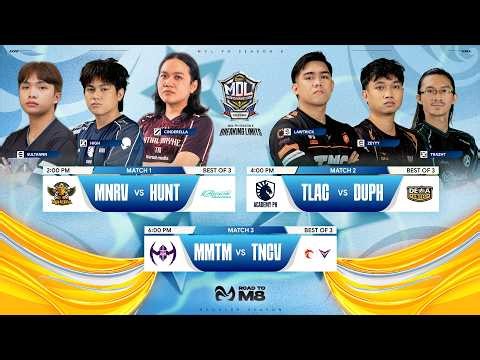 🔴 LIVE | MDL PH S8 | FILIPINO - Week 3 Day 1