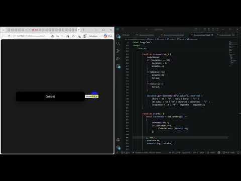 Ejercicio Cronometro con hora