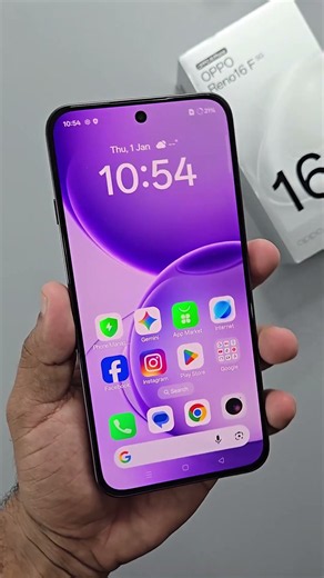 Oppo Reno 16F Quick ASMR Unboxing