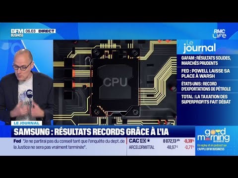Samsung : Résultats records grâce à l'IA