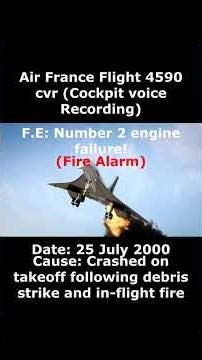 Air France Flight 4590 cvr #aviation #foru #planecrash #crash #plane #airlines #landing