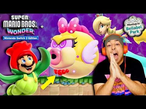 NEW SUPER MARIO WONDER DLC IS HERE!! NEW BOSS FIGHTS AND NEW POWERS!! [NINTENDO SWITCH 2 EDITION]
