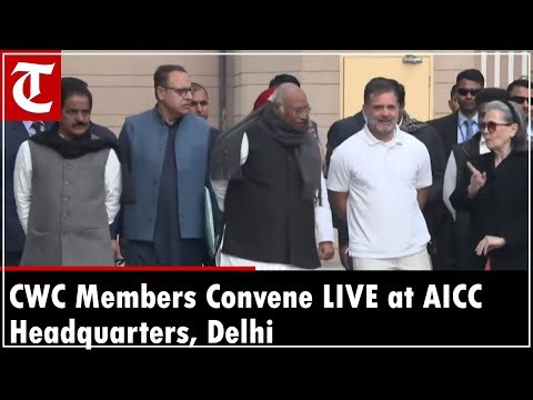 LIVE: Congress Working Committee Meeting at AICC HQ, Indira Bhawan