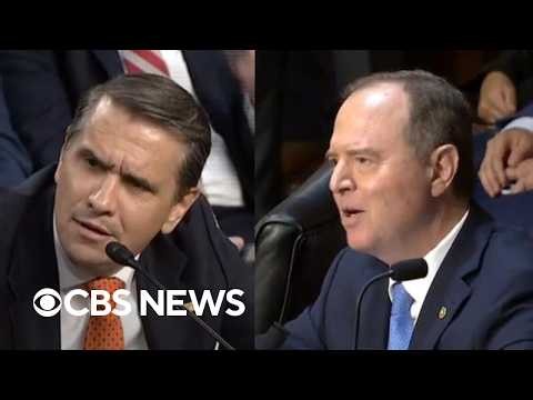 Sen. Schiff and Blanche argue about conflicts of interest, Trump's IRS settlement