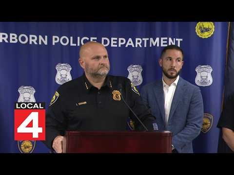 Dearborn police provide update after 2 officers shot